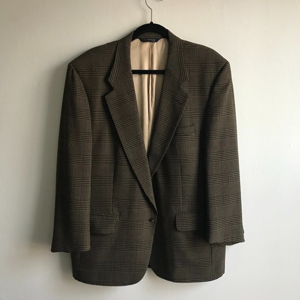 Burberry Vintage Wool Blazer
